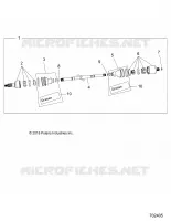 DRIVE TRAIN, HALF REAR SHAFT