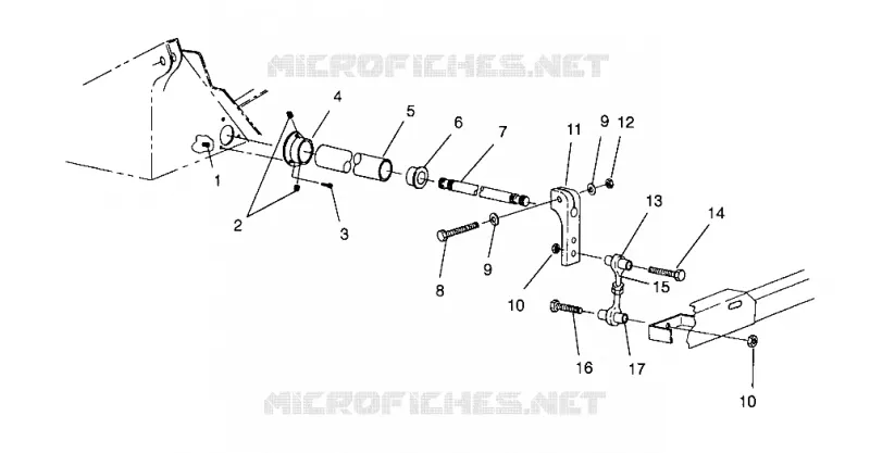 TORSION BAR ASSEMBLY 440 XCR SP X951660 (4932833283B001)