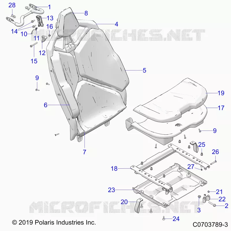 SEAT ASM.,REAR