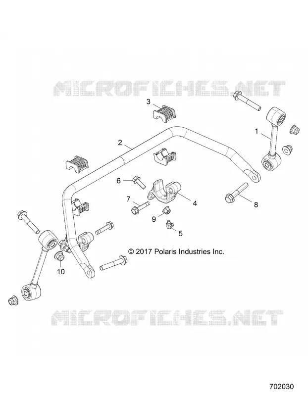 FRONT SUSPENSION STABILIZER BAR- Z19VFE99AD/BD/AK/BK/AN/BN/LD/K99AD/BD/AK/BK/AN/BN/LK/LE/L99AC/BC/M99AL (702030)