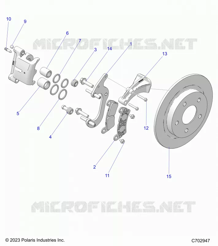 BRAKES, REAR CALIPER