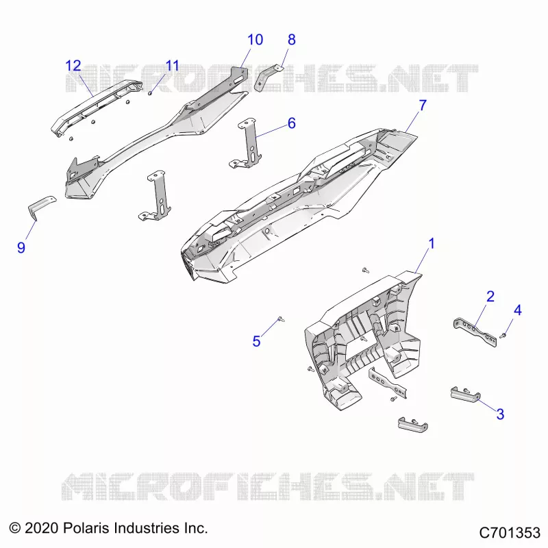 REAR BODYWORK BUMPER