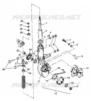 FRONT STRUT   ASSEMBLY 6X6 350L W938739 (4924062406015A)