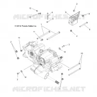 DRIVE TRAIN, MAIN GEARCASE MOUNTING