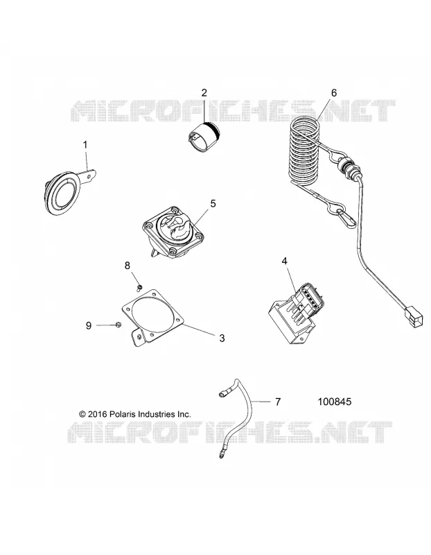 ELECTRICAL, HORN AND BATTERY SWITCH