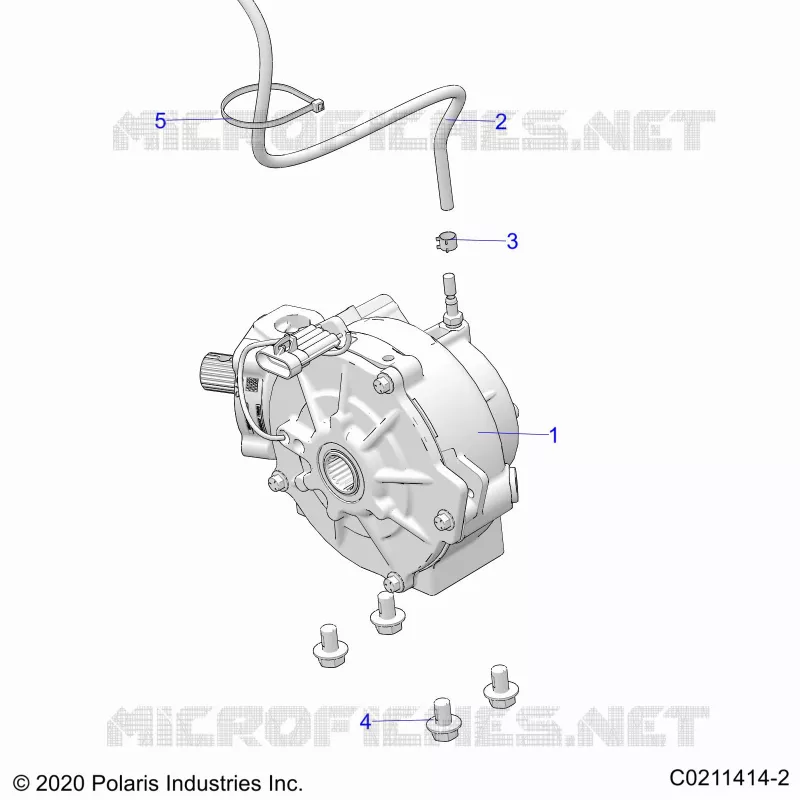 DRIVE TRAIN, FRONT GEARCASE MOUNTING