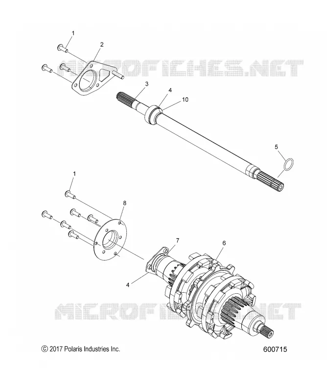 DRIVE TRAIN, JACKSHAFT AND DRIVESHAFT