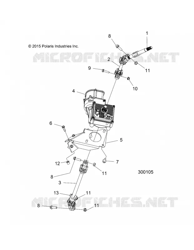 STEERING, SHAFT, EPS, LH