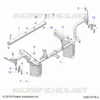 CHASSIS, FRONT FRAME ASM. (USA ONLY)