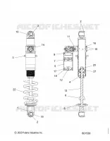 SUSPENSION, REAR SHOCK TRACK