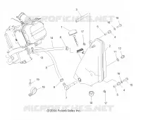 ENGINE, OIL SYSTEM AND OIL TANK