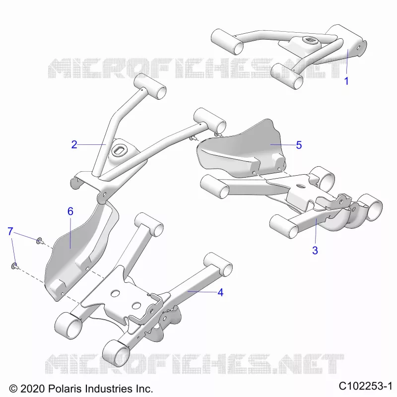 REAR SUSPENSION CONTROL ARMS
