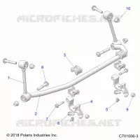 SUSPENSION, FRONT STABILIZER BAR- Z23N4V99AL/BL/AR/BR (C701006-3)