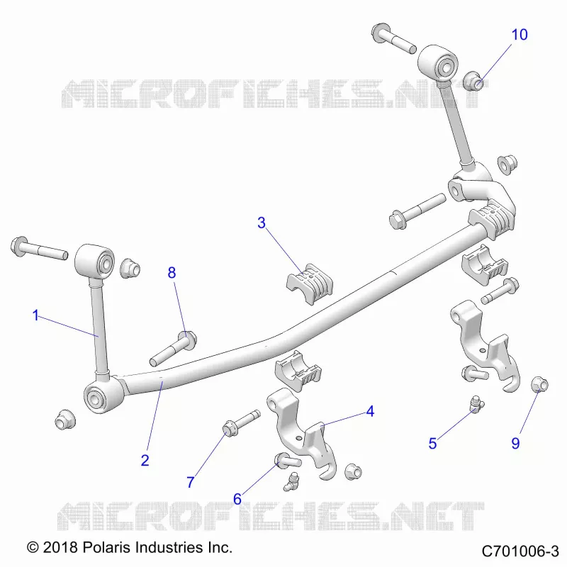 SUSPENSION, FRONT STABILIZER BAR- Z23N4V99AL/BL/AR/BR (C701006-3)