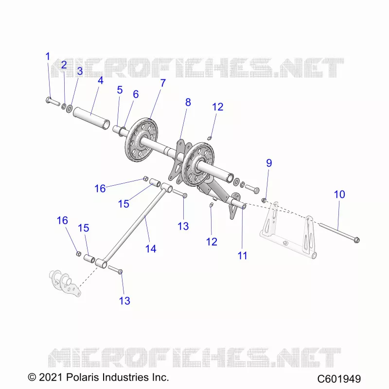SUSPENSION, REAR TORQUE ARM