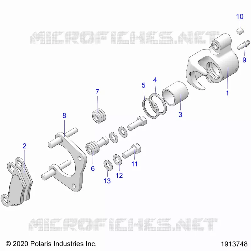 BRAKES, REAR CALIPER