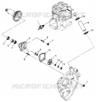 WATER PUMP (SPORT) SPORT 400L W97BA38C (4940124012D012)