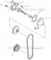 WATER PUMP CLASSIC TOURING 0963365 AND EUROPEAN CLASSIC TOURING E963365 (4933623362C010)