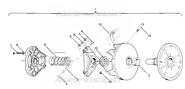 DRIVE CLUTCH LT/LTR (4912711271008A)