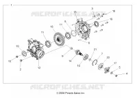 DRIVE TRAIN, REAR GEARCASE INTERNALS