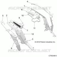 REAR BODYWORK FENDERS AND BEZELS- Z21N4E92AX/AG/BG/BX (C700248-8)