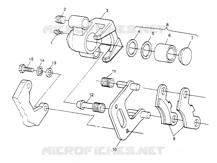 FRONT BRAKE 2X4 400L W947540 (4926752675B003)