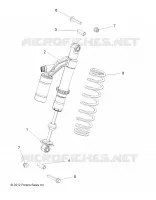 SUSPENSION, REAR SHOCK, MOUNTING