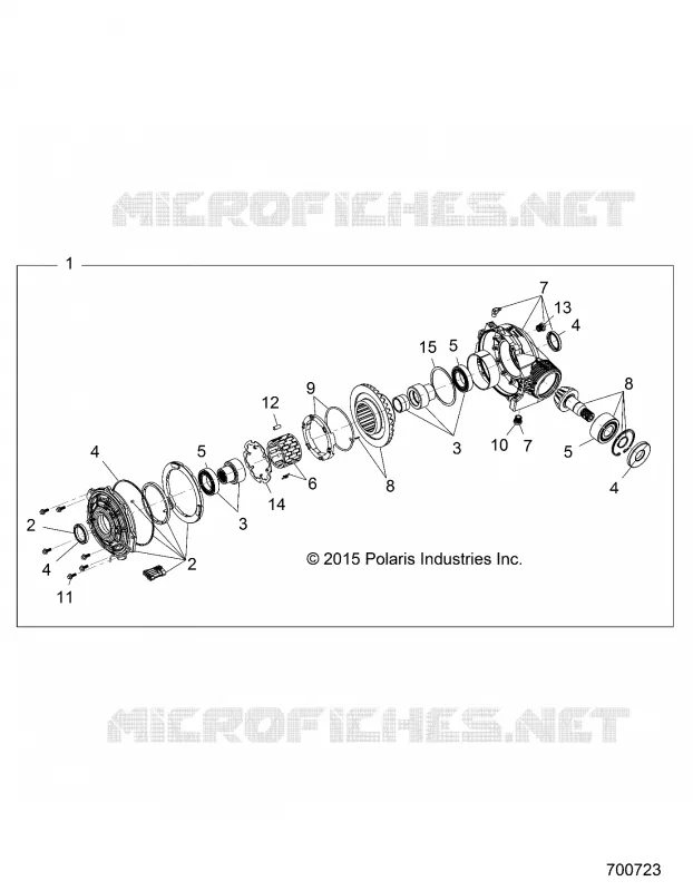 DRIVE TRAIN, FRONT GEARCASE