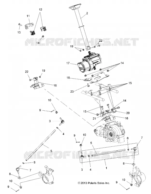 STEERING POST   ASM.