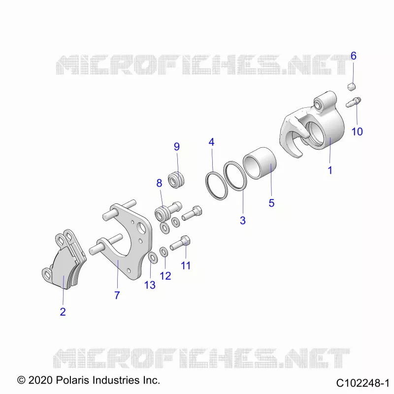BRAKES, REAR CALIPER