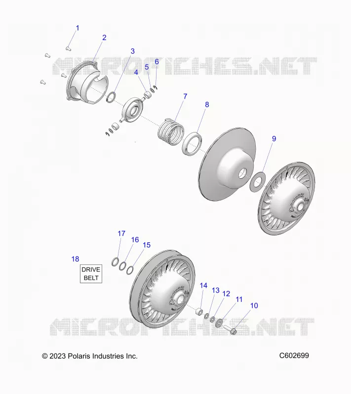 DRIVE TRAIN, CLUTCH, SECONDARY