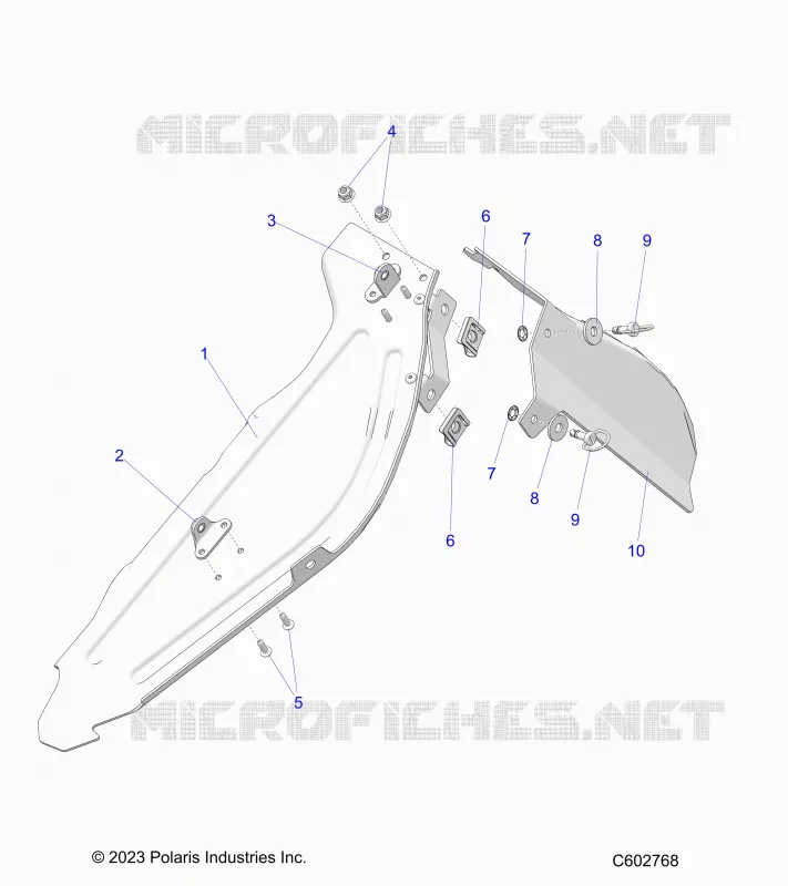 CHASSIS, CLUTCH GUARD ASM. AND SHIELD