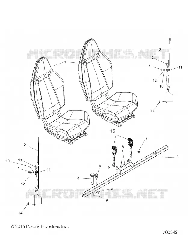 SEAT MOUNTING AND BELTS
