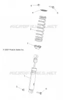 SUSPENSION, FRONT SHOCK
