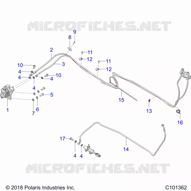 BRAKES, REAR BRAKE LINES