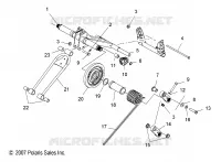 REAR SUSPENSION TORQUE ARM, CND, INTL