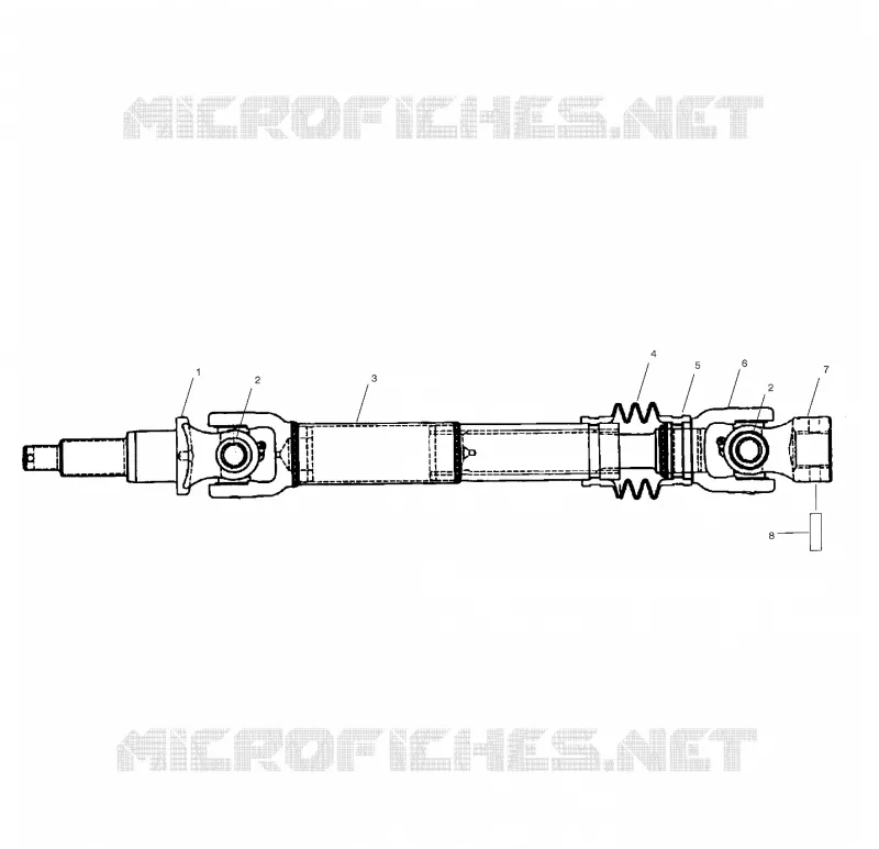 MID AXLE DRIVE SHAFT (LH)