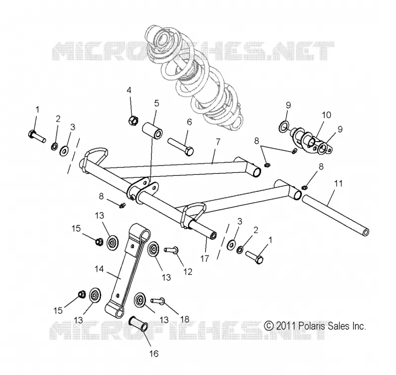 FRONT TORQUE ARM (155 INCH)