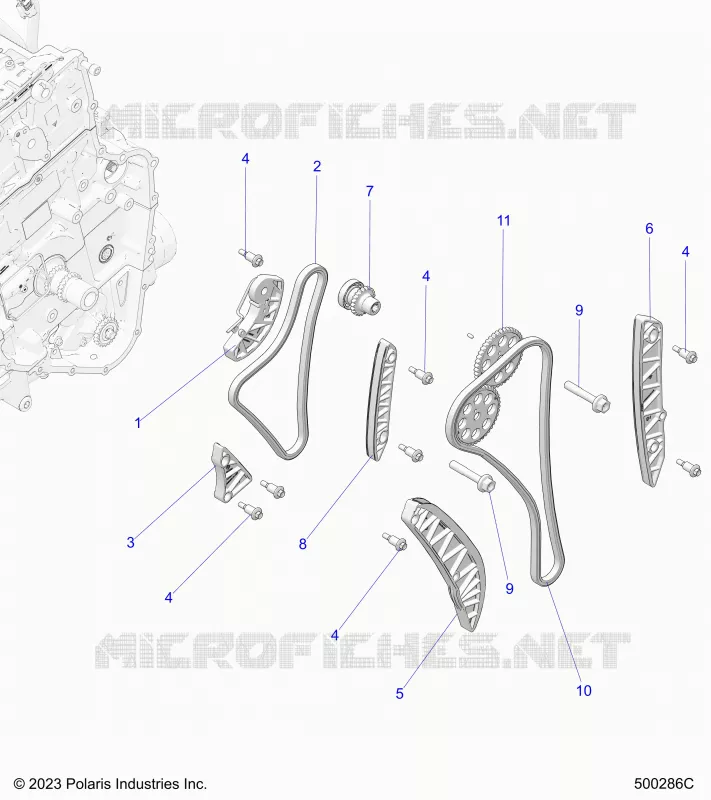 ENGINE, TIMING CHAIN AND RELATED