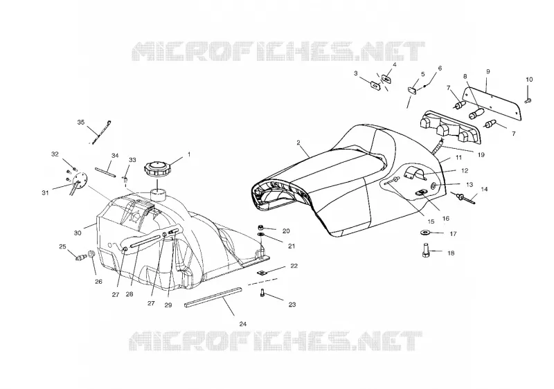SEAT   GAS TANK