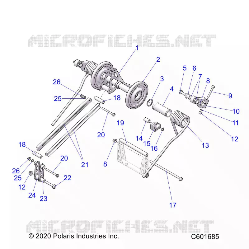 SUSPENSION, REAR TORQUE ARM