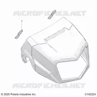 HEADLIGHT POD, PLUGS- A21SEE57A1/A3/A5/A7/A9/B1/B3/B5/B7/B9 (C102224)