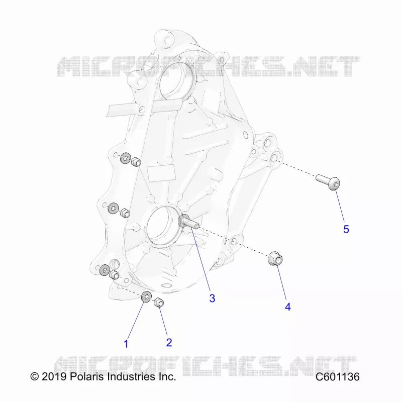 DRIVE TRAIN, CHAINCASE MOUNTING