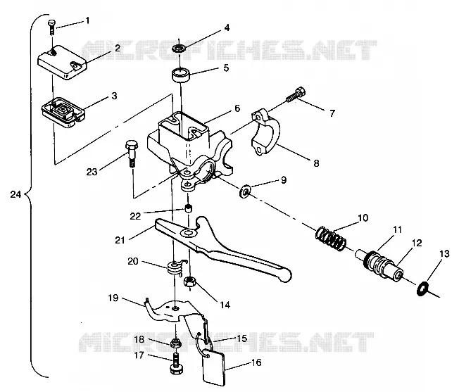 MASTER CYLINDER 440 XCR 0941760 (4925182518010A)