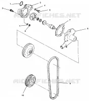 WATER PUMP 440 XCR SP 0941660 (4927082708035A)