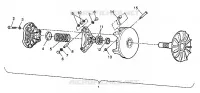 DRIVE CLUTCH ASSEMBLY TRAIL BLAZER W937221 (4924082408019A)