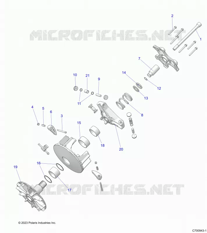 DRIVE TRAIN, PRIMARY CLUTCH