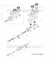 BRAKES, MASTER CYLINDER ASM. (BUILT BEFORE 9/01/2016)