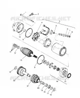 STARTING MOTOR ASSEMBLY SL 750 B954070 (4930523052C006)