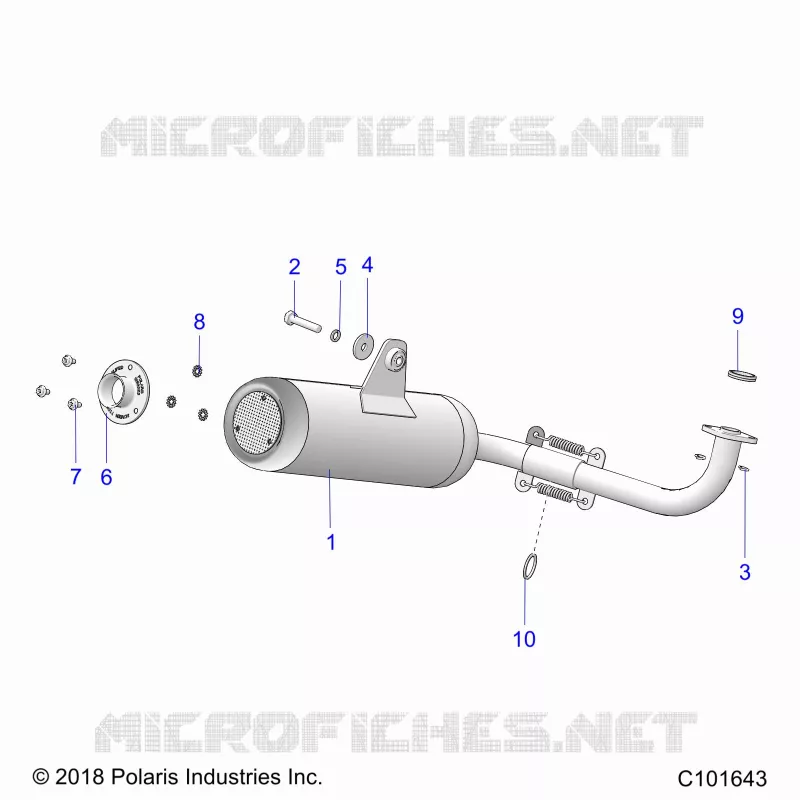 ENGINE, EXHAUST SYSTEM